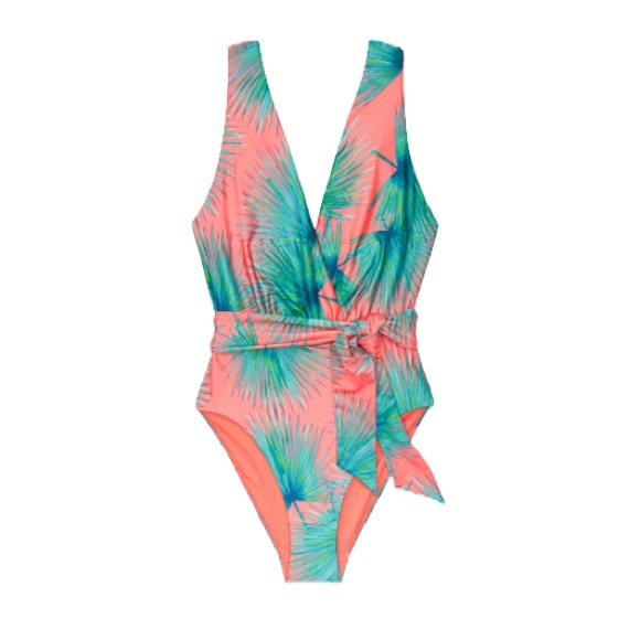 VICTORIA’S SECRET V-Neck Wrap Tie One-Piece L NWT - Picture 3 of 4